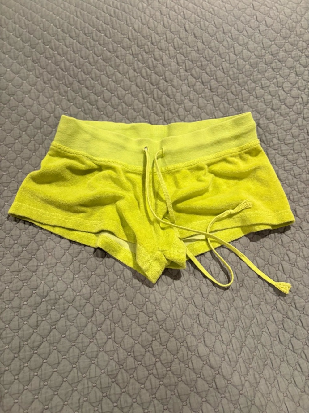 Hard Tail Bright Lime Terry Shorts